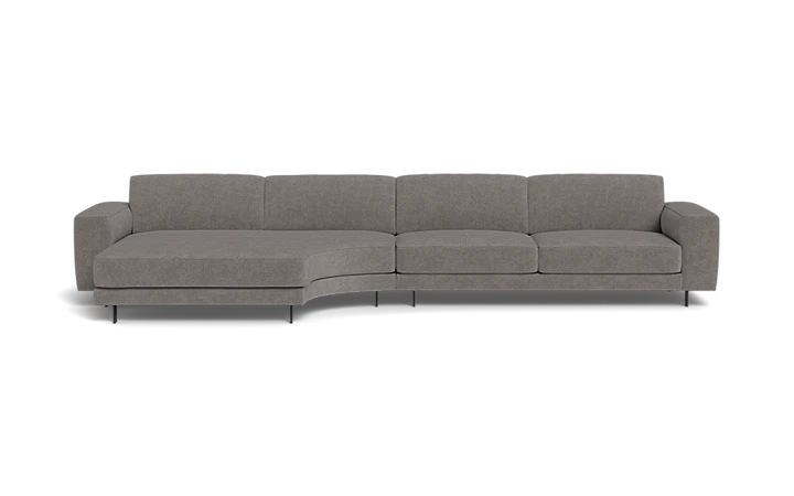 Samba Day sofa med rund chaiselong med Rio arm